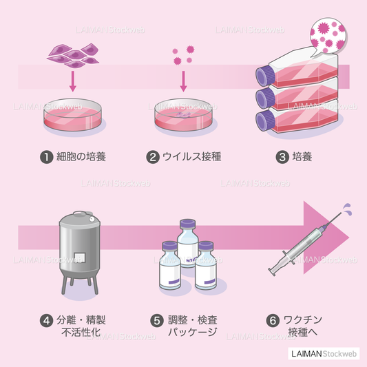 ワクチンの製造(細胞培養法)