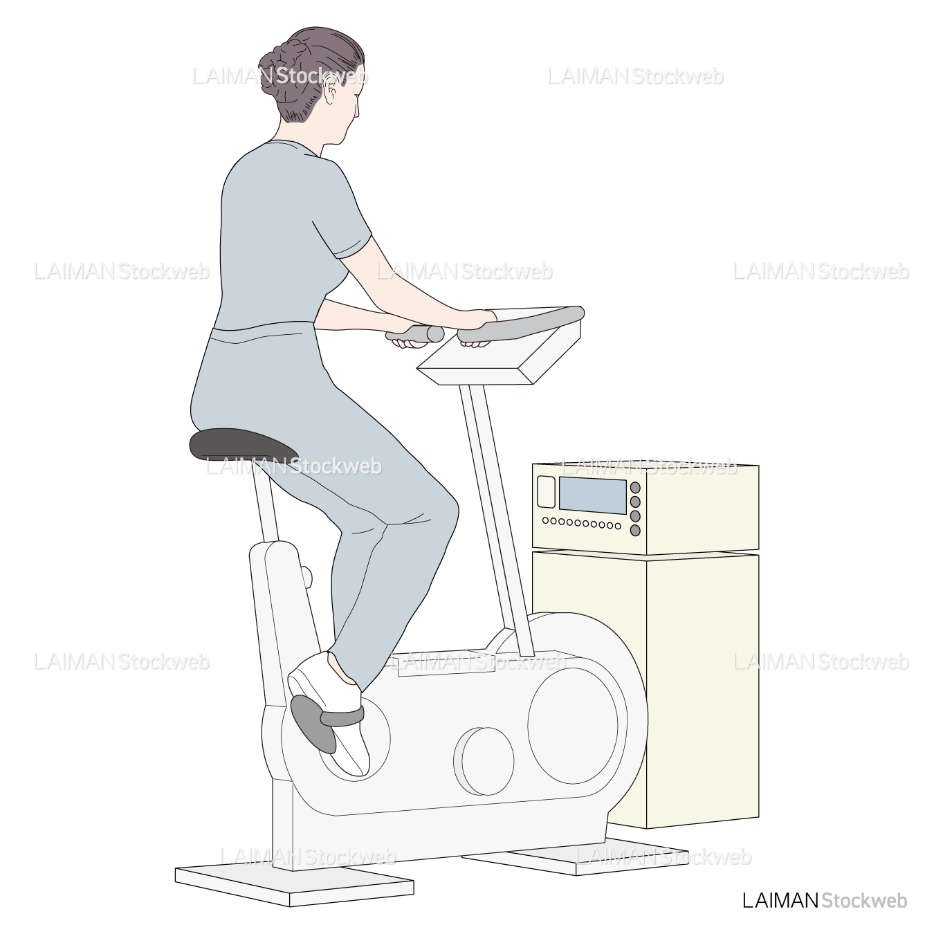 負荷心電図 自転車ｴﾙｺﾞﾒｰﾀｰ – LAIMAN Stockweb