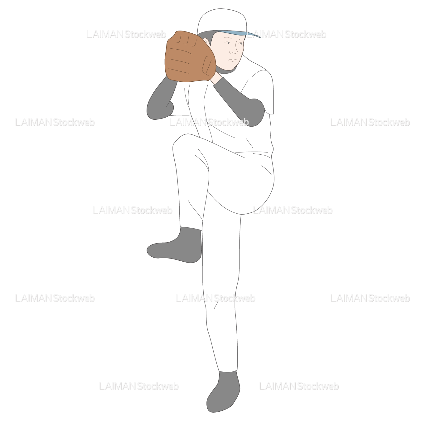 投球動作の各相 ワインドアップ期2