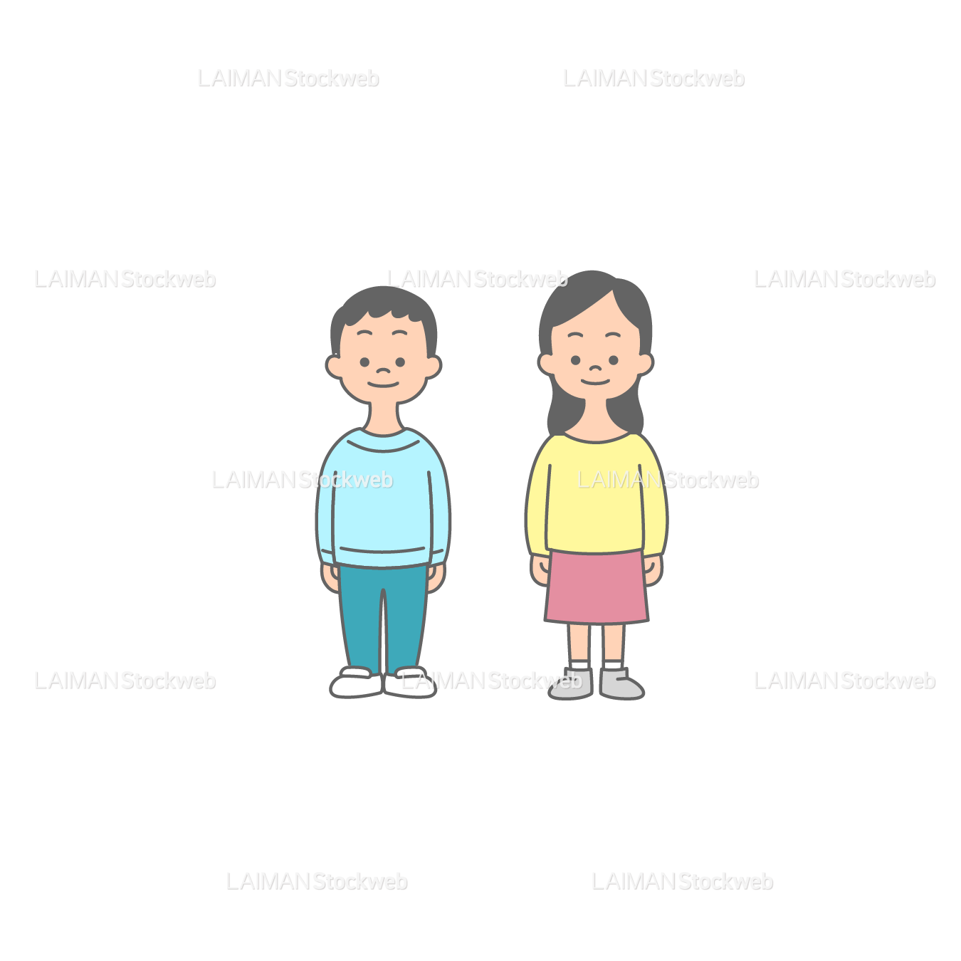 子ども(男性、女性)